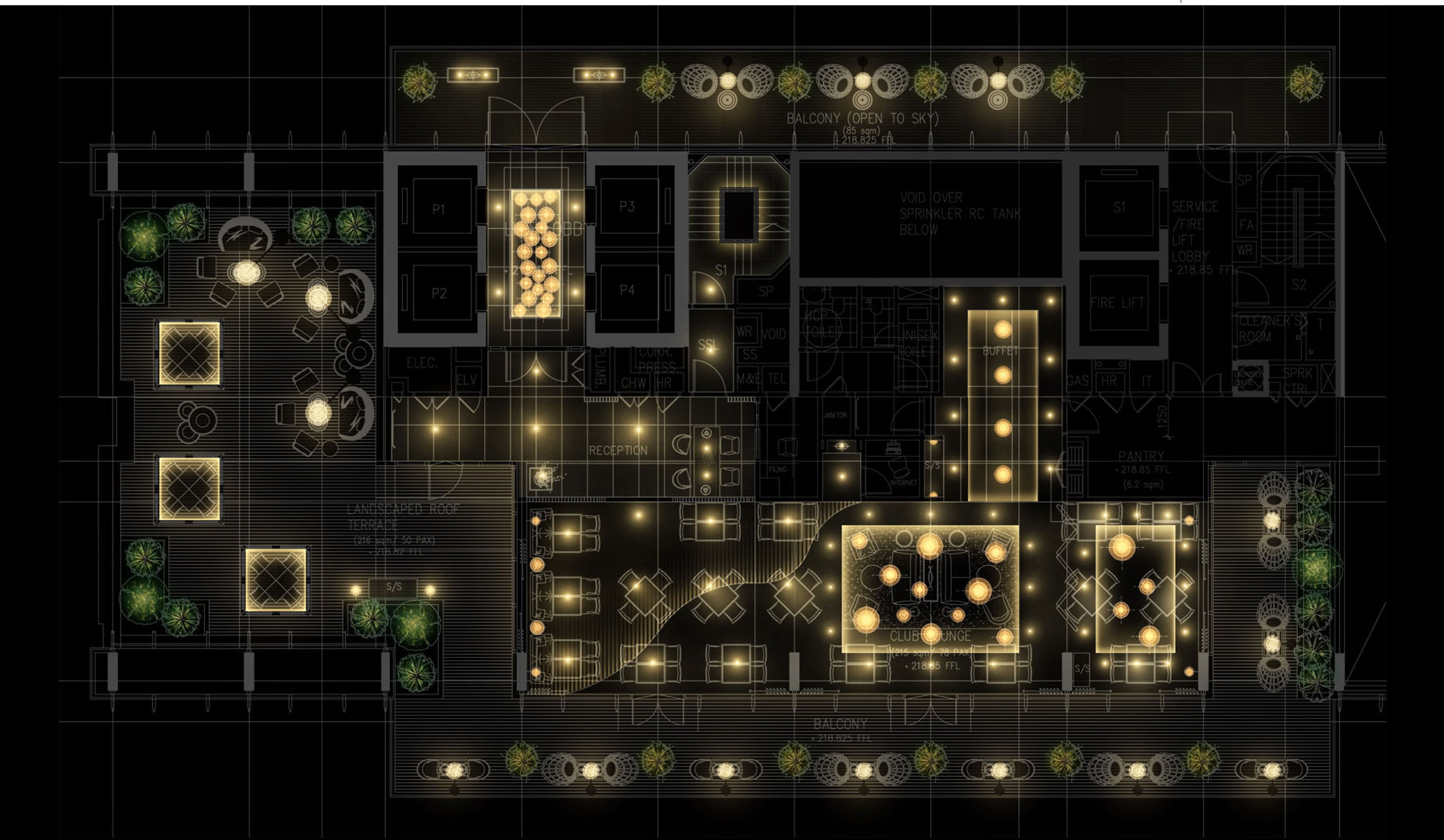 house lighting plan example