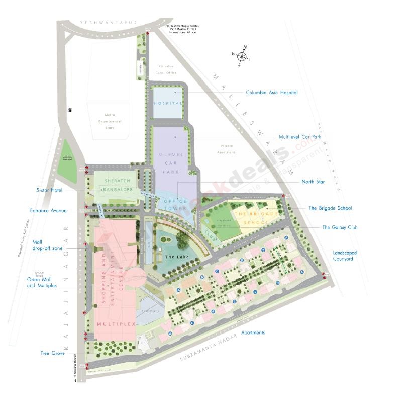 Brigade Gateway layout