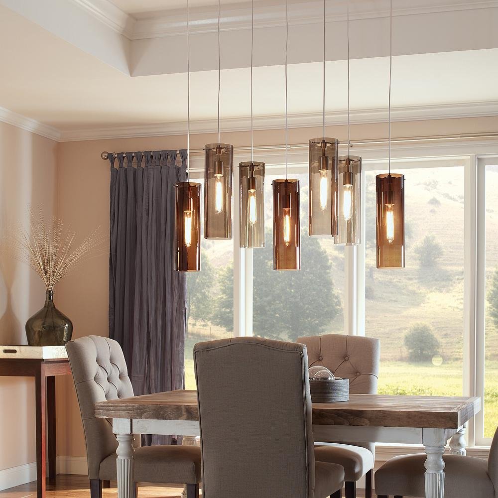 Two Pendant Lights Over Dining Room Table - Progress Lighting ...