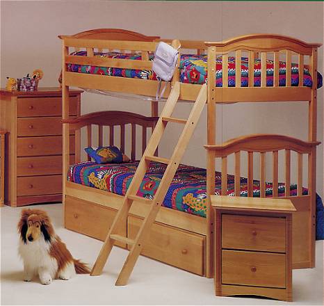 Essential components of a bunk bed