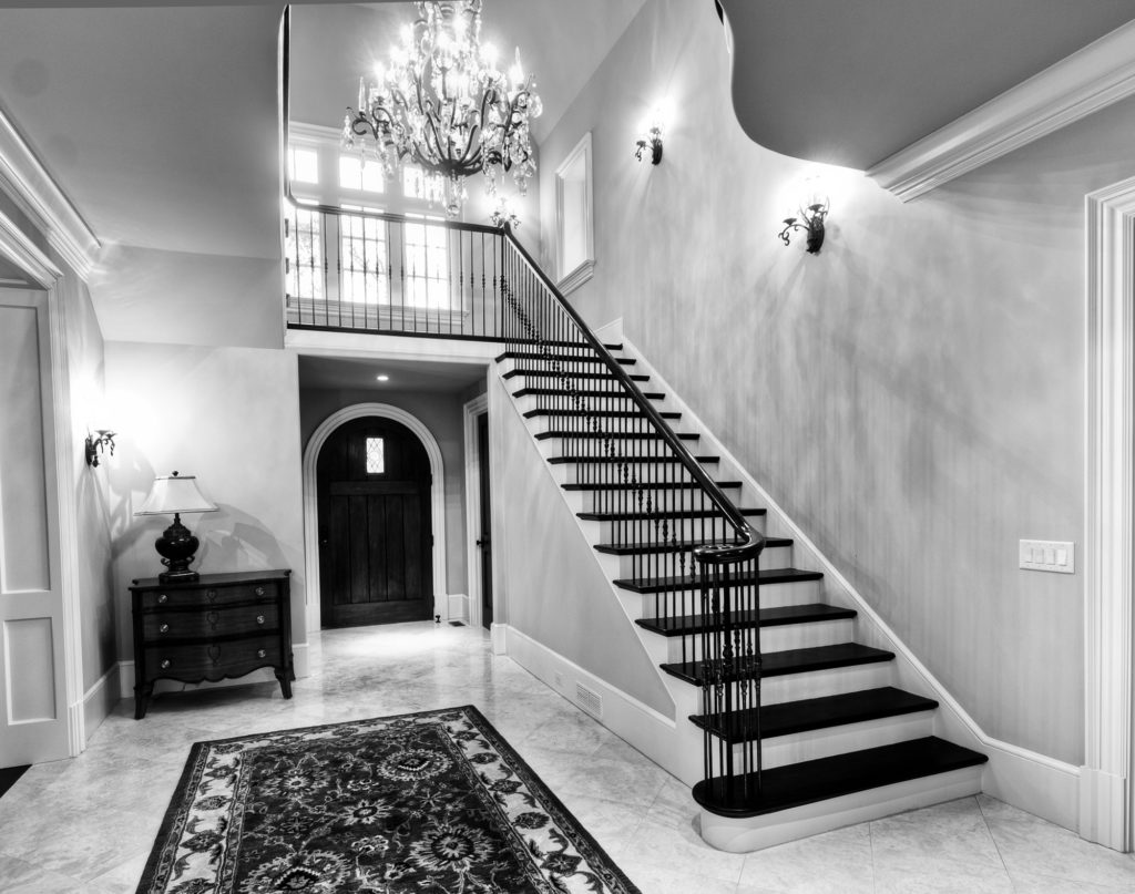 straight staircases in houses