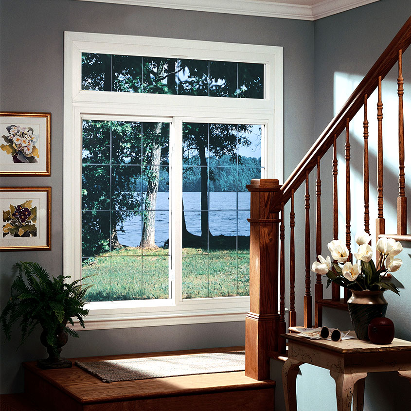 Modern House Sliding Window Design with Simple Decor
